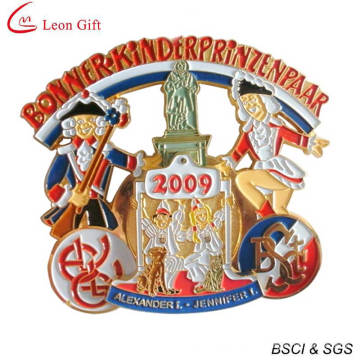 Enamel Gold Medallion for Souvenir Gift (LM1253)